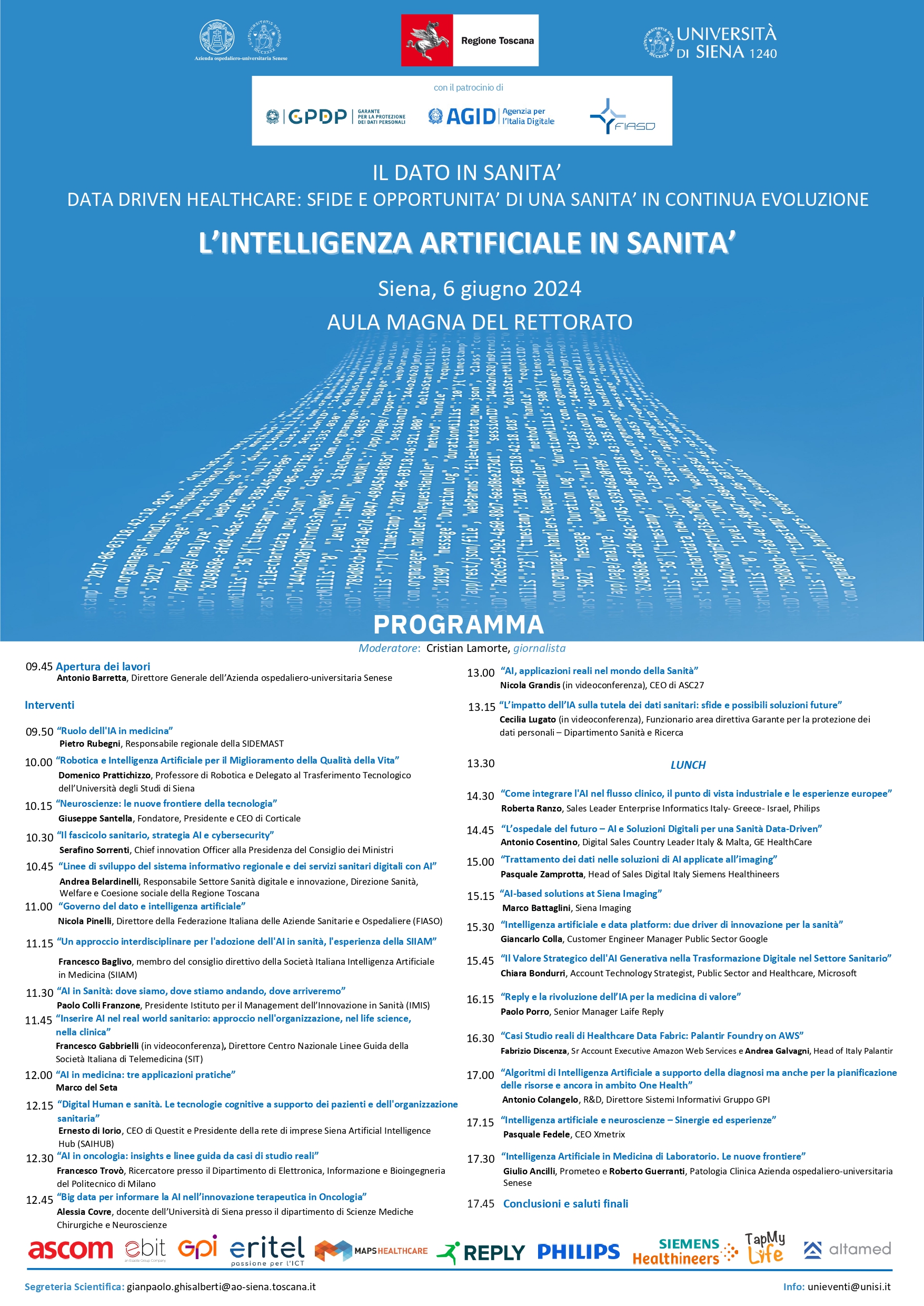 Featured image for “L’INTELLIGENZA ARTIFICIALE IN SANITA’”